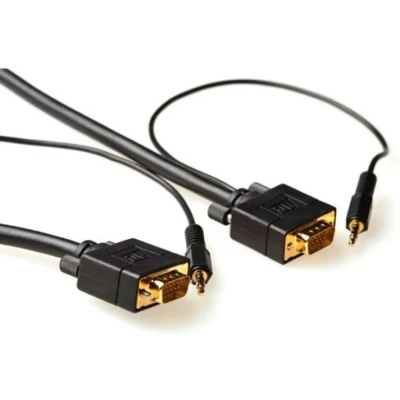 Afbeelding van Monitor kabel met Audio aansluitkabel ACT