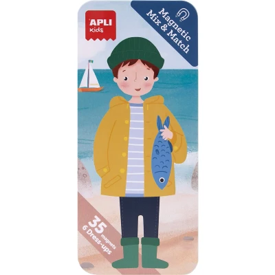 Afbeelding van Apli kids magneten mix and match oceaan 35st