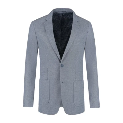 Afbeelding van GENTS Colbert stretch blauwgrijs 28