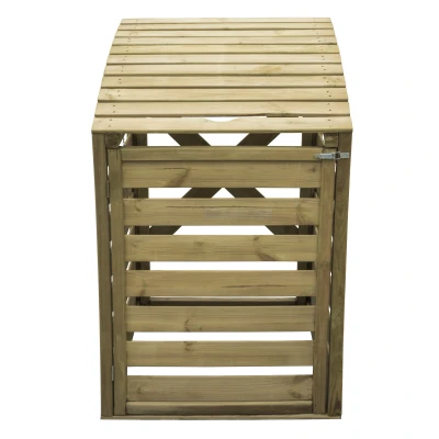 Afbeelding van Intergard Kliko ombouw container klikoberging klikokast containerberging enkel 78x122x92cm