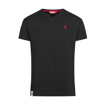 Afbeelding van Derbe Kippes Tshirt basic, Heren, Maat: Large, Black