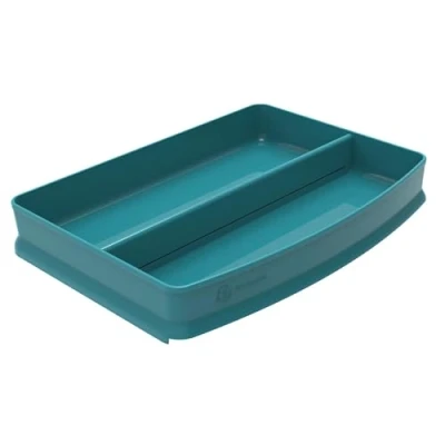 Afbeelding van Exacompta Ref. 11634D 1 Vak Voor Brievenbak Combo Top Skandi breedte 255 mm Brievenbakjes A5 Documenten Pacific Blue