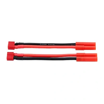 Afbeelding van OliRC 2pcs 4mm Bullet Banana HXT Connector to Female Deans T Plug Adapter with 12awg 10cm Wire(C70 2)