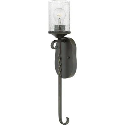 Afbeelding van Hinkley LED Wandlamp Casa 1X E27 Max 60W Olde Black