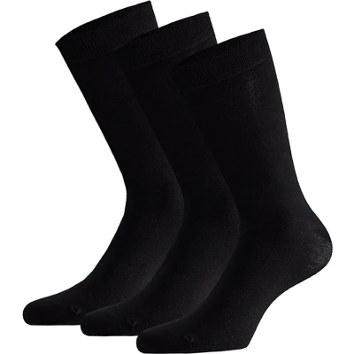 Afbeelding van Apollo Bamboe sokken basic Zwart Maat 39/42 Herensokken Damessokken Naadloze Bamboo