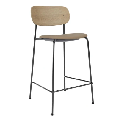 Afbeelding van Audo Copenhagen Co Counter Barkruk H97 Zitting Siërra 1611 Naturel Eiken