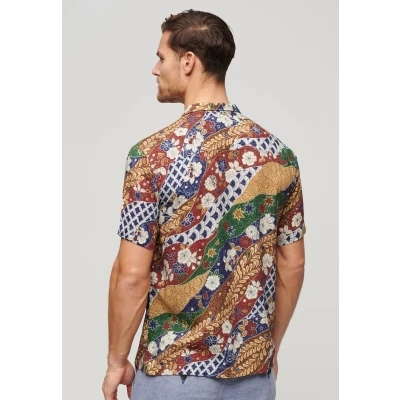 Afbeelding van Superdry Hawaiian Resort Overhemd, Heren, Maat: XXL, Michinaga green