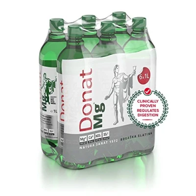 Afbeelding van Natuurlijk Magnesium Water 1000 mg in 1000ml &#039;&#039;Donat Mg&#039;&#039; Bulk Pack 6x1L