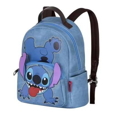 Afbeelding van Karactermania Disney Lilo en Stitch Updown Heady Rugzak Backpack Rugtas 2.0 Blauw