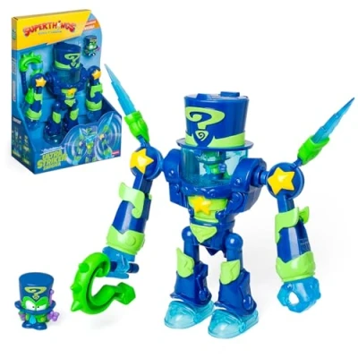 Afbeelding van Superthings Ultra Striker Enigma Robot van uit de tv serie &quot;SuperThings Kazoom Power&quot;, bevat 1 robot, exclusief raadsel, accessoire