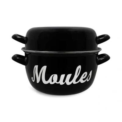 Afbeelding van Mosselpot 18 cm 2L7 met lettertype