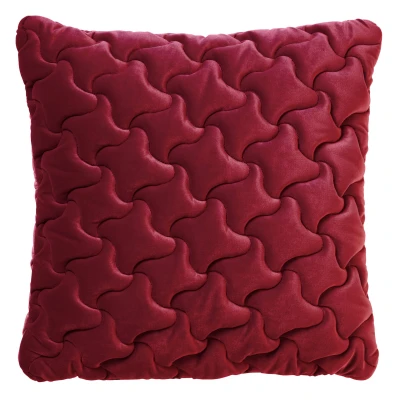 Afbeelding van Hoii AMELIE Sierkussen 45x45 cm Merlot Rood met duurzame kussenvulling