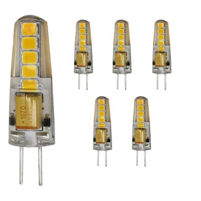 Afbeelding van 5 stuks G4 LED lampen, 3 W, energiebesparend, lamp, 10 SMD, 2835 LED&#039;s, warm wit, hoge verlichting, 300 lm, LED, verlichting AC/DC 12 V