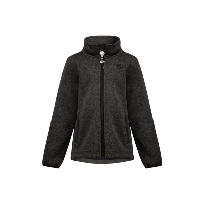 Afbeelding van DREIMASTER Gebreid Fleecejack 98 / Grijs Melange 100% Polyester