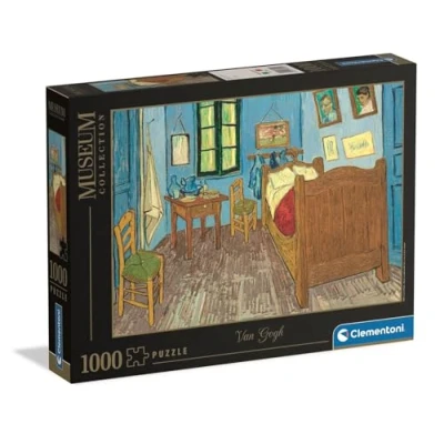 Afbeelding van Clementoni Puzzel 1000 Stukjes Museum Chambre Arles Van Gogh Voor Volwassenen