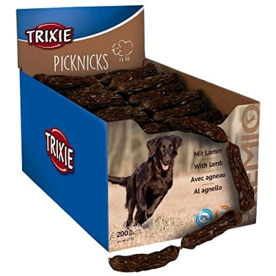 Afbeelding van 200x8 gr 8 cm Trixie premio picknicks worstketting lam