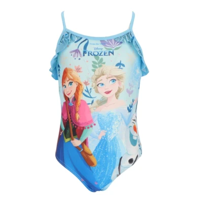 Afbeelding van Frozen Badpak Blauw Maat 7/8 Jaar