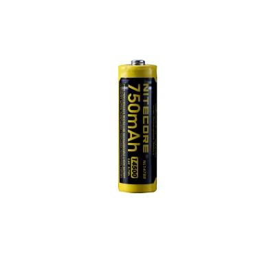 Afbeelding van Nitecore NL1475R USB Oplaadbare 14500 Li Ion batterij 750mAh