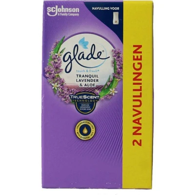 Afbeelding van 1+1 gratis: Glade Touch &amp; Fresh Tranquil Lavender Aloe 10 ml