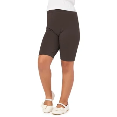 Afbeelding van Merry Style MS MS10 132 LE Meisjes Leggings Sport Vrijetijdsbroek Kort Viscose Sporbroek Yogabroek Bruin 128