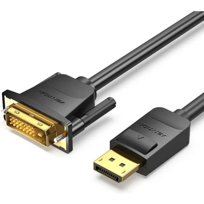 Afbeelding van Adapter DisplayPort naar DVI Vention HAFBH Zwart 1 m