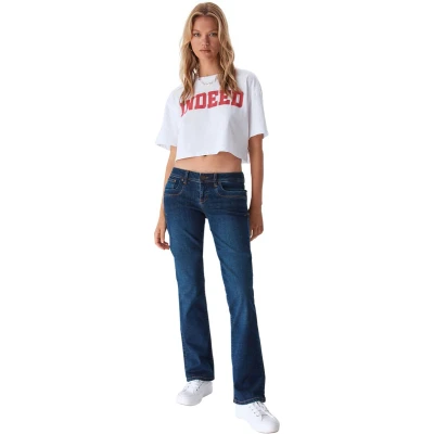 Afbeelding van LTB Valerie Bootcut jeans, Dames, Maat: 28x34, Dark age blue wash