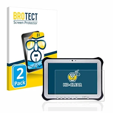 Afbeelding van BROTECT (2 Stuks) Schermbeschermer voor Panasonic Toughpad FZ G1 Screen Protector Transparant