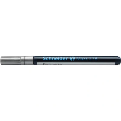 Afbeelding van 10x Lakmarker Schneider Maxx 278 0,8mm zilver