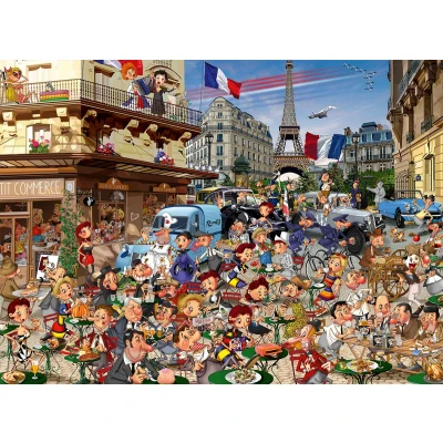 Afbeelding van Bluebird François Ruyer Les 30 Glorieuses Puzzel 4000 stukjes