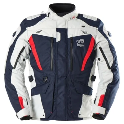 Afbeelding van Furygan Apalaches Evo Motorfiets textiel jas, grijs wit rood, afmeting 2XL voor man