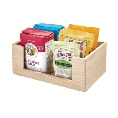 Afbeelding van Opbergbox Groot Open iDesign The Home Edit Bruin (38 x 25,5 cm)
