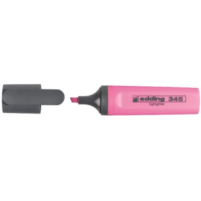 Afbeelding van Edding 345 markeerstift rose doos à 10 stuks