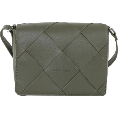 Afbeelding van GERRY WEBER Schoudertas Checkers Shoulderbag Shf Khaki Olijfgroen