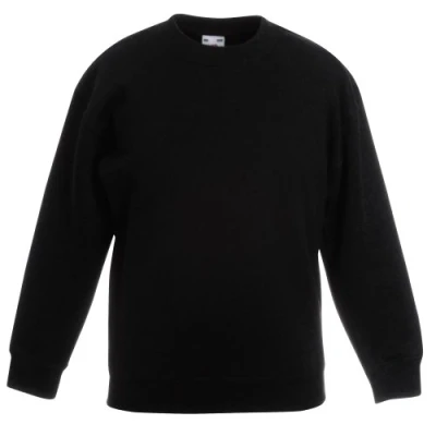 Afbeelding van Fruit of the Loom trui voor kinderen, Zwart, 5 6 Jaren