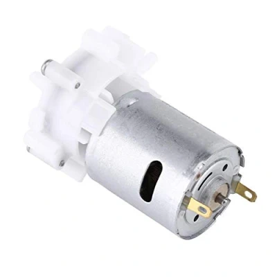 Afbeelding van DC 3 12 V mini zelfaanzuigende tandwielpomp, waterpompen, gereedschap voor aquaria, bonsai, rotstuin, laptop waterkoeling met RS 360SH motor