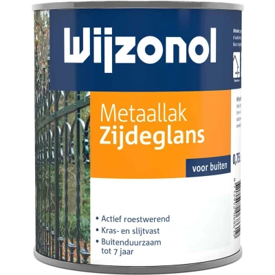 Afbeelding van Wijzonol Metaallak Zijdeglans Lak 750 ml 9121 Antraciet