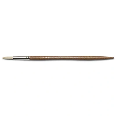 Afbeelding van Winsor &amp; Newton 5010508 Professionele synthetische Olieverfpenselen met hoge elasticiteit en duurzaamheid, ergonomisch handvat voor olieverf alkydverf Rond borstel Nr. 8
