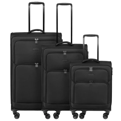 Afbeelding van Epic Dynamo 4 Rollen 3TEILIG Kofferset, Maat: One Size, Black
