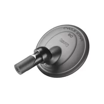 Afbeelding van Busch &amp; Muller Spiegel 80mm rond bev.in stuur zwart 903/2