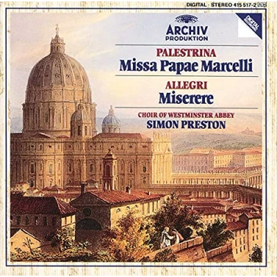 Afbeelding van Palestrina: Missa Papae Marcelli / Allegri: Misere (CD)