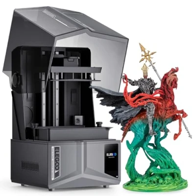 Afbeelding van ELEGOO Saturn 4 Ultra 3D printer, 12K mono LCD, 150 mm/h hoge afdruksnelheid, kantelvrijgave, AI camera, auto leveling, wifi overdracht, filp up cover, groot afdrukformaat 220 x 122,88 218,88 mm3