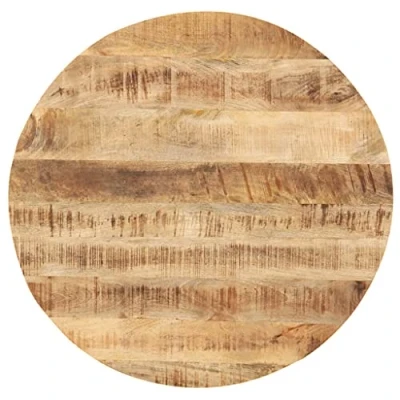 Afbeelding van vidaXL Tafelblad Rond Tafel Blad Tafelonderdeel Onderdeel Tafelaccessoire Tafelbladen Tafels Meubel Meubelblad Bladen Massief Mangohout