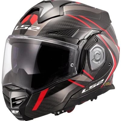 Afbeelding van LS2 Helm Advant X Carbon Future II FF901 rood maat M
