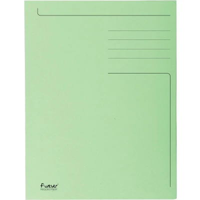 Afbeelding van Exacompta dossiermap Foldyne ft 24 x 32 cm (voor A4), lichtgroen, pak van 50 stuks