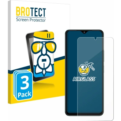 Afbeelding van BROTECT Screenprotector voor Xiaomi Redmi A3 Folie Beschermfolie Beschermglas transparant (3 Stuks)