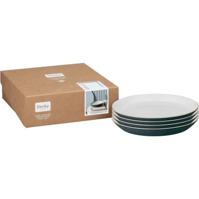 Afbeelding van Bord Denby Impression Charcoal 21,5 cm (Set van 4)