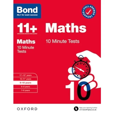 Afbeelding van Bond 11+: 11+ 10 Minute Tests Maths 9 years: For GL assessment and Entrance Exams