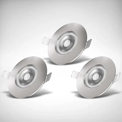 Afbeelding van B.K.Licht I Inbouwspots badkamer LED voor binnen kantelbaar ronde spotjes inbouw Ø9cm 3.000K 460 Lm 5W badkamerlamp inbouwspot badkamerverlichting 3 Pack