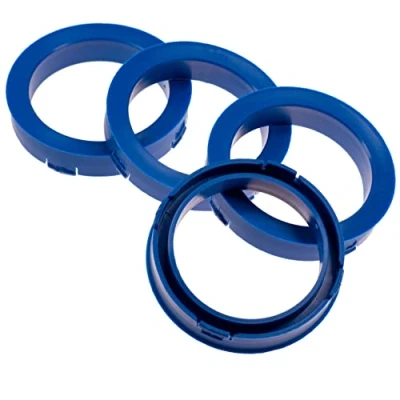 Afbeelding van 4x centreren van 73,1 x 57,1 mm blauwe wielen Rings Made in Germany