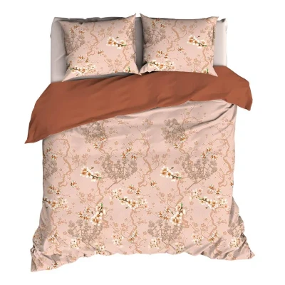 Afbeelding van Dekbedovertrek Satin d&#039;Or Naoki Copper Satijn 200 x / 220 cm 2 Persoons